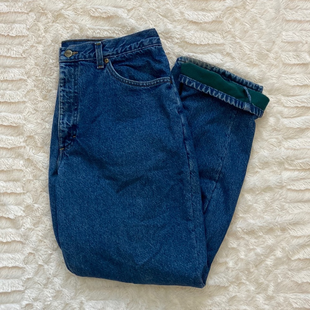L.L Bean fleece lined jeans
